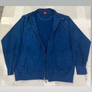 80s Vintage Nike Air Jordan Wings Suede Look Bomber Jacket